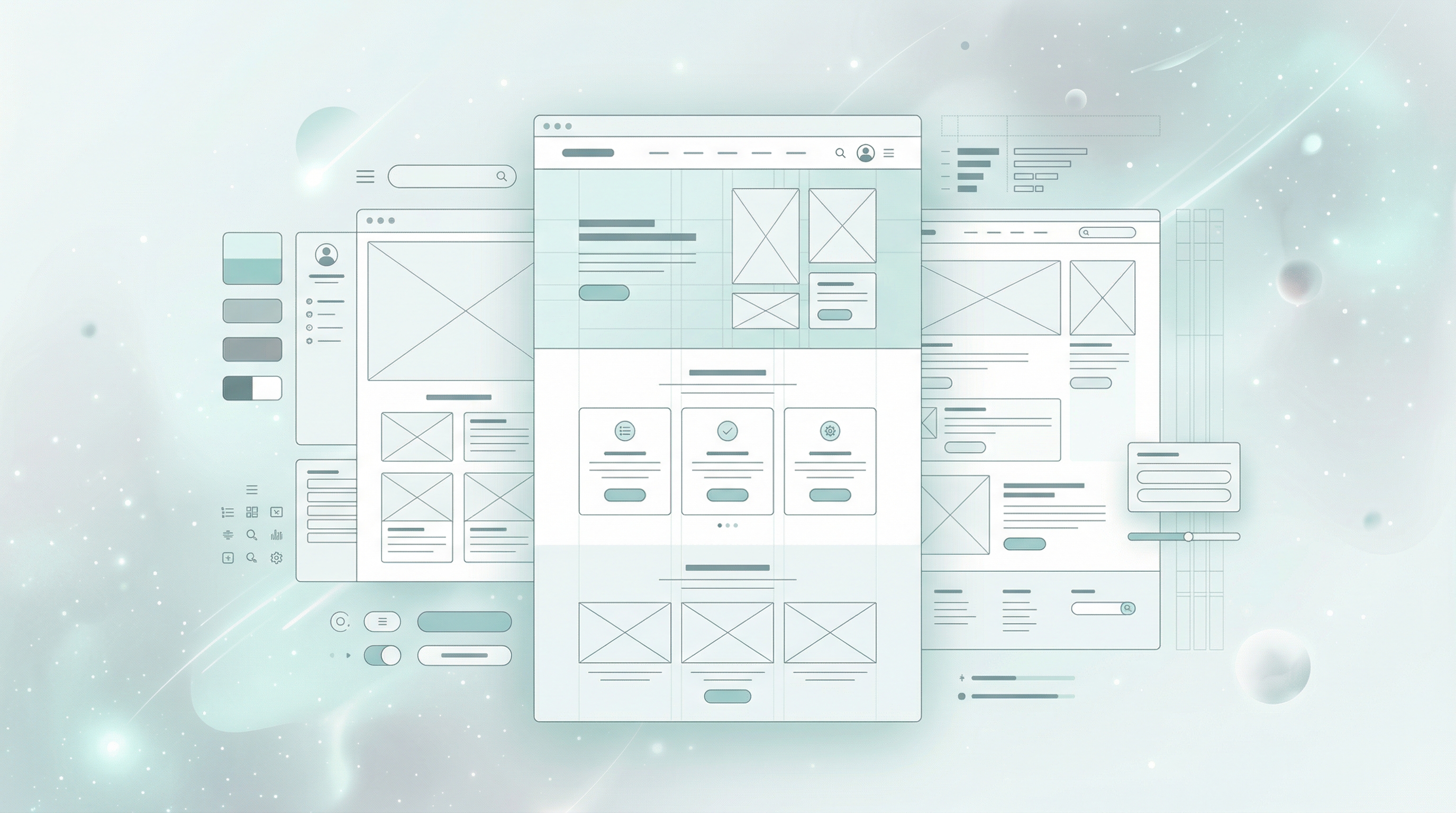 VoodooComet intelligent web design — responsive website displayed across multiple devices